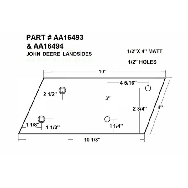 J.D. Hardfaced Inner Landside Plate - Image 2