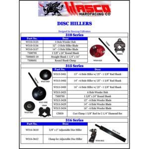 Disc Hiller Parts