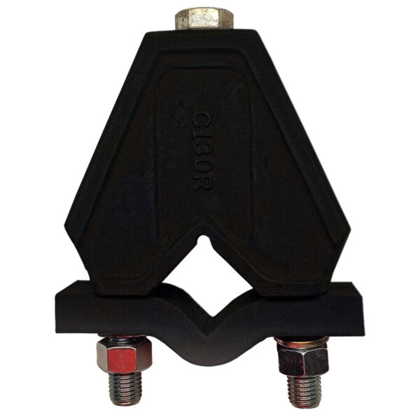 1" Cast Steel Heavy Duty Clamp With Drop In Bolts To Fit A 2-1/4" Diamond Bar - Image 3