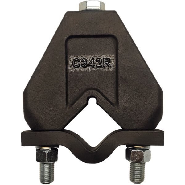 3/4" Cast Steel Heavy Duty Clamp With Drop In Bolts To Fit A 2-1/4" Diamond Bar