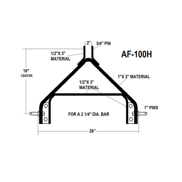 Wasco A-Frame With Heavy Caps - Image 2