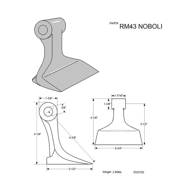 Nobily & Kuhn Flail Hammer - Image 3